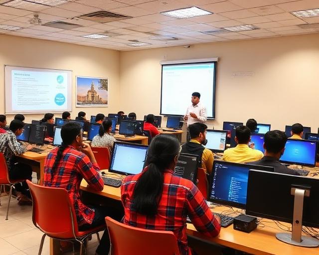 Classroom Training at BIIT Institute